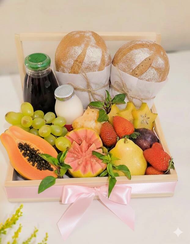 Cesta de Frutas Frescas — Presente Dia das Mães