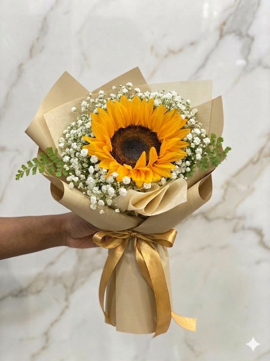Buquê Mini Girassol Alegria